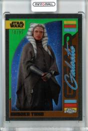 2024 Topps Chrome Star Wars Ahsoka Tano Galactic Gear/Kashyyyk Green Refractor/#GG25【70/99】