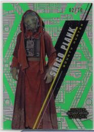 2016 TOPPS Star Wars High Tek	Green Cube Diffractor Parallel Base	Sarco Plank	【02/10】