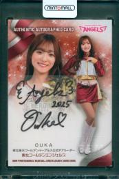 2025 BBM チアリーダーカード Dancing Heroine OUKA 直筆サインカード【18/90】 ANGELS