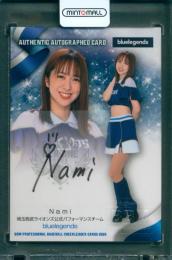 2025 BBM チアリーダーカード Dancing Heroine Nami 直筆サインカード【5/90】 bluelegends