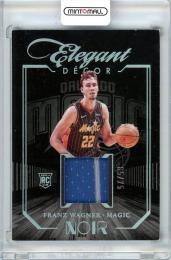 2021-22 PANINI Noir Franz Wagner Elegant Decor Rookie Jersey 75枚限定【65/75】《やや難あり》Orlando Magic