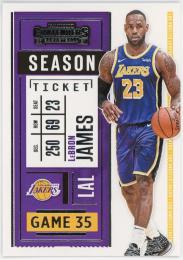 2020-21 Panini Contenders #81 LeBron James