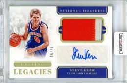 2018-19 PANINI National Treasures Steve Kerr Lasting Legacies Prime 25枚限定【06/25】《やや難あり》Cleveland Cavaliers