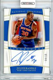 2019-20 PANINI National Treasures Julius Randle Signatures Gold 10枚限定【04/10】《やや難あり》New York Knicks