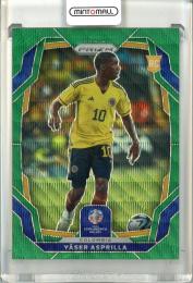2024 Panini Prizm Copa America Yaser Asprilla #63 RC Prisms Green Wave Colombia