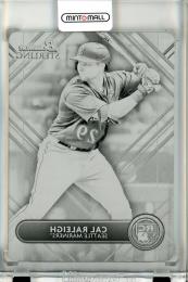 2022 Topps Bowman Sterling Cal Raleigh #BSR-4 Printing Plate Black【1/1】 Mariners