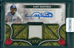 2025 Topps Tier One Baseball Gary Sheffield Autographed Tier One Relics【119/149】 Los Angeles Dodgers