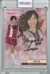 2022 BBM チアリーダーDancing Heroine-舞- 東北楽天 SAYA 直筆サインカード 77/90