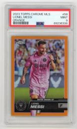 2023 TOPPS Chrome MLS Lionel Messi Orange Refractors #58【16/25】 Inter Miami CF