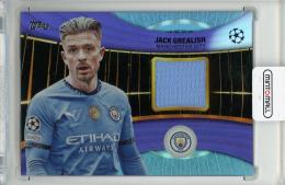 2024-25 TOPPS UEFA Club Competitions Jack Grealish Relics Purple Foilboard #SRJG【141/299】 Manchester City