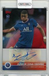 2021-22 TOPPS Paris Saint-Germain Team Set Junior Dina Ebimbe Autographs Red Foil #AJDE【2/5】