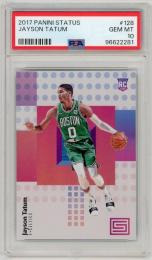 2017-18 Panini Status Jayson Tatum Base RC #128【PSA 10 GEM MT】