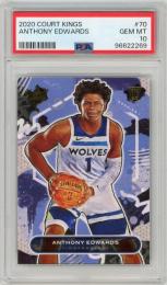 2020-21 Panini Court Kings Anthony Edwards Base RC #70【PSA 10 GEM MT】