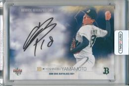2021 BBM オリックス・バファローズ 山本由伸 直筆サインカード【17/48】