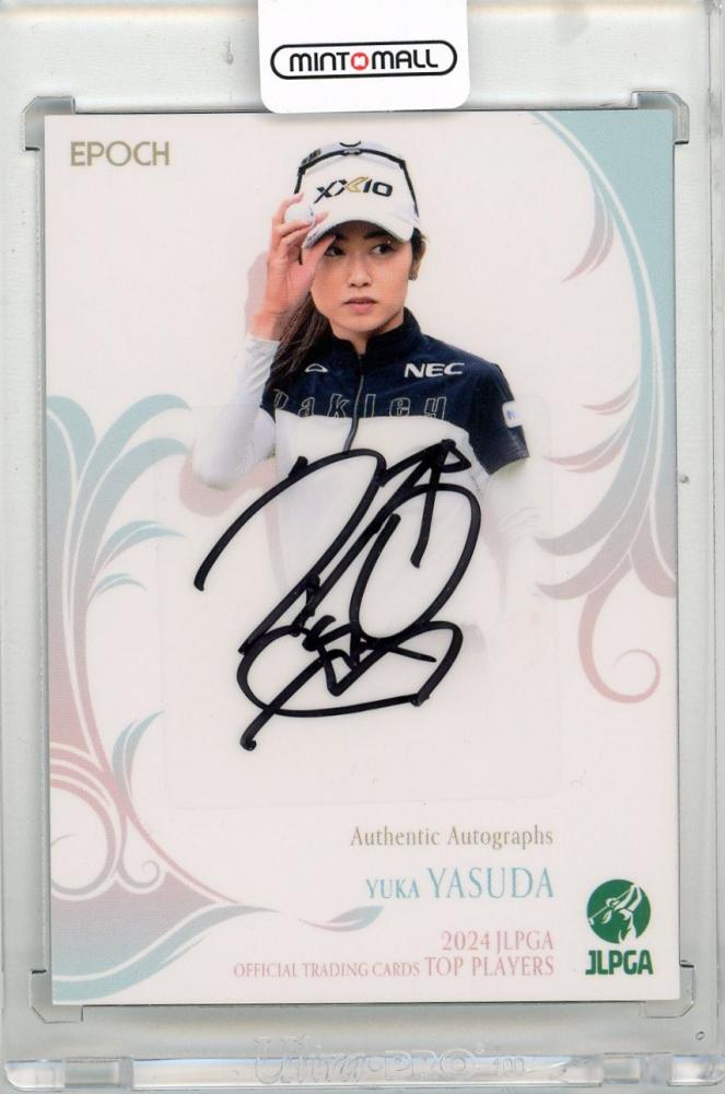JLPGA 女子ゴルフ 安田祐香 直筆サイン色紙 ミントモール / MINT 新宿店 / 2024 EPOCH JLPGA TOP PLAYERS