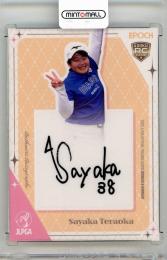 2025 EPOCH JLPGA ROOKIES & WINNERS 寺岡沙弥香 直筆サインカード【016/100】