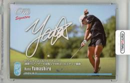 2024 EPOCH-ONE Signature 山城奈々 #PSG-48 ECCレディスゴルフトーナメント 通算15アンダーの逆転Vで8年ぶりのステップ優勝【25/32】