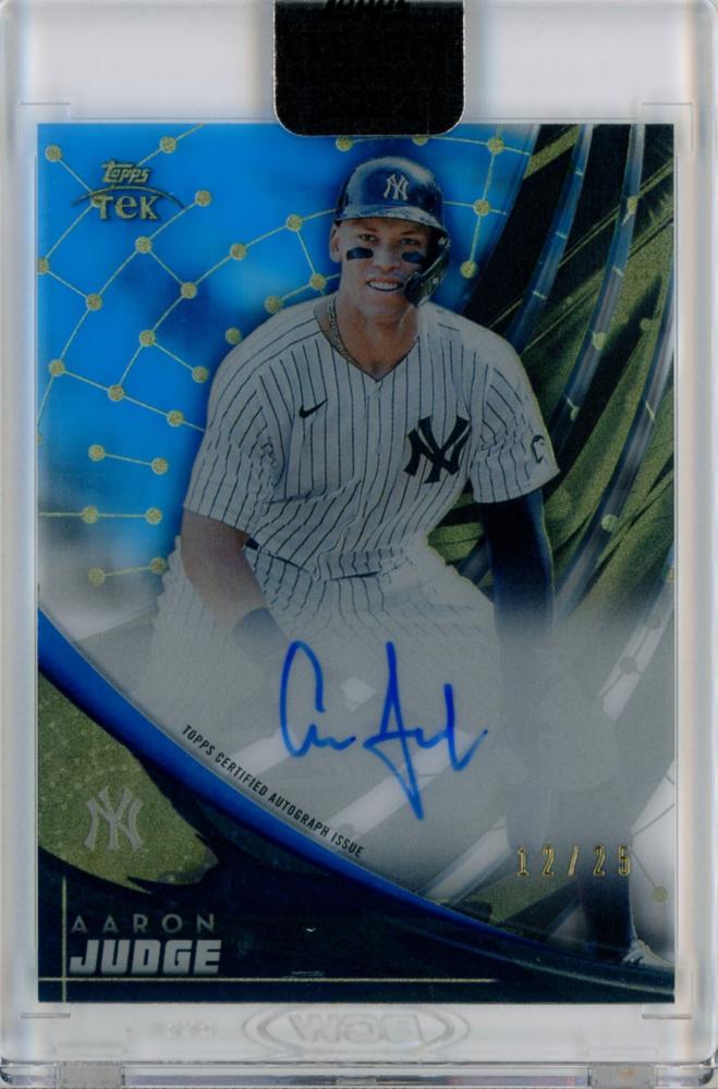 ミントモール / MINT 福岡店 / 2022 Topps Clearly Authentic Aaron Judge Tek Autographs  Blue 直筆サインカード 12/25