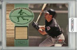 【表面若干白欠けあり】2002 FLEER Tradition  Luis Gonzalez Game Used Bat