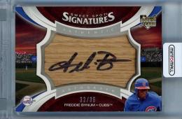 2006 Upper Deck Sweet Spot Update  Freddie Bynum Rookie Signatures Bat Barrel Black Ink RC #122 ※傷、白かけ、汚れあり 32/35