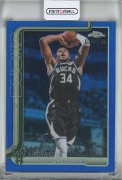 2025-26 Topps Chrome Update Series Giannis Antetokounmpo  Blue Refractor #7【24/150】《※初期傷あり》 Milwaukee Bucks