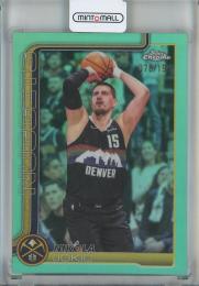 2025-26 Topps Chrome Update Series Nikola Jokic Aqua Refractor #12【78/199】 Denver Nuggets