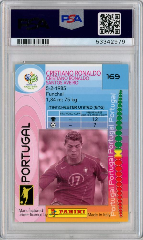 ミントモール / MINT 福岡店 / [PSA9] 2006 Panini World Cup Cristiano Ronaldo Base #169