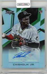 2021 TOPPS Fire Jazz Chisholm Jr. Autographs #AVJC Miami Marlins