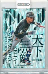 2026 BBM ベースボールカード 2NDバージョン 中川圭太 #HT03 HERO'S THEME グリーン箔版【142/200】 オリックス