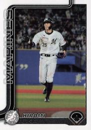 2025 TOPPS NPBプロ野球 #27 岡大海(ロッテ) レギュラーカード