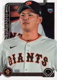 2025 TOPPS NPBプロ野球 #156 荒巻悠(巨人) レギュラーカード RC