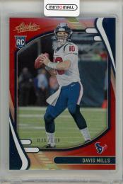 2021 PANINI Absolute Houston Texans Spectrum Red #123 / Davis Mills 【036/100】