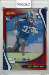 2021 PANINI Absolute New York Giants Spectrum Red #174 / Gary Brightwell 【085/100】