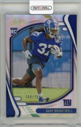 2021 PANINI Absolute New York Giants Rookies Spectrum #174 / Gary Brightwell 【108/250】
