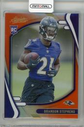 2021 PANINI Absolute Baltimore Ravens Spectrum Orange #195 / Brandon Stephens 【45/75】