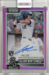 2026 Topps Chrome Colson Montgomery Rookie Autographs Pink Refractor #RACM【188/250】 Chicago White Sox