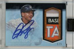 2018 Topps Dynasty Alex Rodriguez Autograph Patches #APAR2【2/5】 New York Yankees