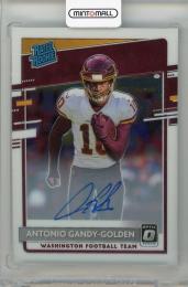 2020 PANINI Donruss Optic Washington Football Team Rated Rookies Autographs #184 / Antonio Gandy-Golden 【039/150】