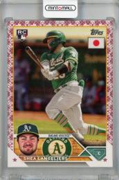 2023 Topps Baseball Japan Edition Shea Langeliers Cherry Blossom #80 RC【36/99】 Oakland Athletics