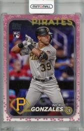 2024 Topps Japan Edition Nick Gonzales  Cherry Blossoms #158 RC【19/99】 Pittsburgh Pirates