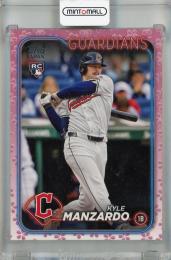 2024 Topps Japan Edition Kyle Manzardo Cherry Blossoms #35 RC【51/99】 Cleveland Guardians