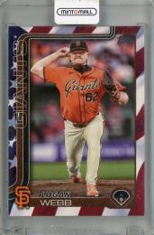 2025 Topps Series 1 Logan Webb Independence Day #242 ※白かけあり【53/76】 San Francisco Giants