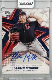 2026 Topps Series 1 Parker Messick Baseball Stars Autographs #BSA-PM RC Cleveland Guardians