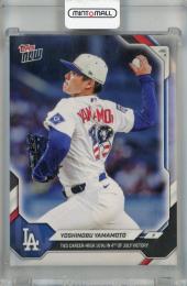 2026 Topps Now Yoshinobu Yamamoto #416 Los Angeles Dodgers