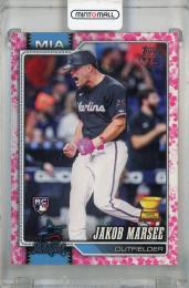 2026 Topps Series 1  Jakob Marsee Cherry Blossom Foil #37 RC【40/99】 Miami Marlins