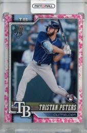 2026 Topps Series 1  Tristan Peters Cherry Blossom Foil #330 RC【31/99】 Tampa Bay Rays