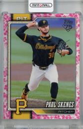 2026 Topps Series 1  Paul Skenes Cherry Blossom Foil #100 【38/99】 Pittsburgh Pirates