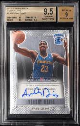 2012-13 Panini Prizm #5 Anthony Davis Autographs【BGS GEM MINT 9.5/AU9】 New Orleans Hornets