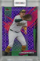 2026 Topps Finest Nick Kurtz Rare Purple X-Fractor #251 【21/75】 Athletics