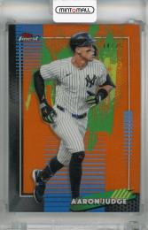2026 Topps Finest Aaron Judge  Common Orange Refractor #99 【14/25】 New York Yankees